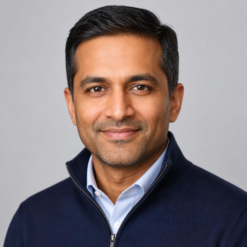 Portrait of Raj Venkatesan, Director of Engineering at a healthcare SaaS platform